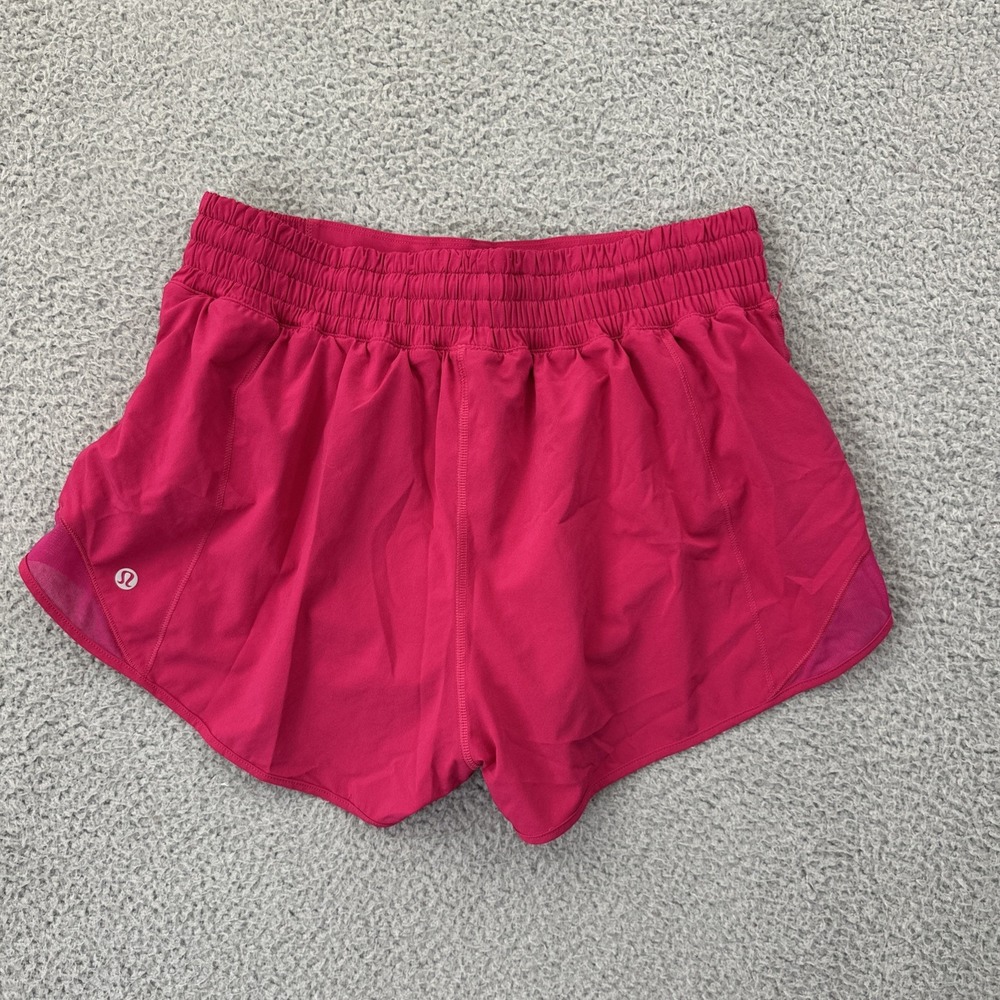 Lululemon Hotty Hot Shorts High Rise 2.5" Passionate Pink Athletic Women's 8 - Picture 2 of 9